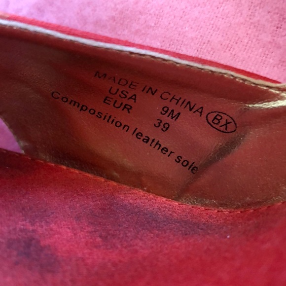 GLITTER SOLE Orange Nina Satin Pumps - Picture 7 of 7